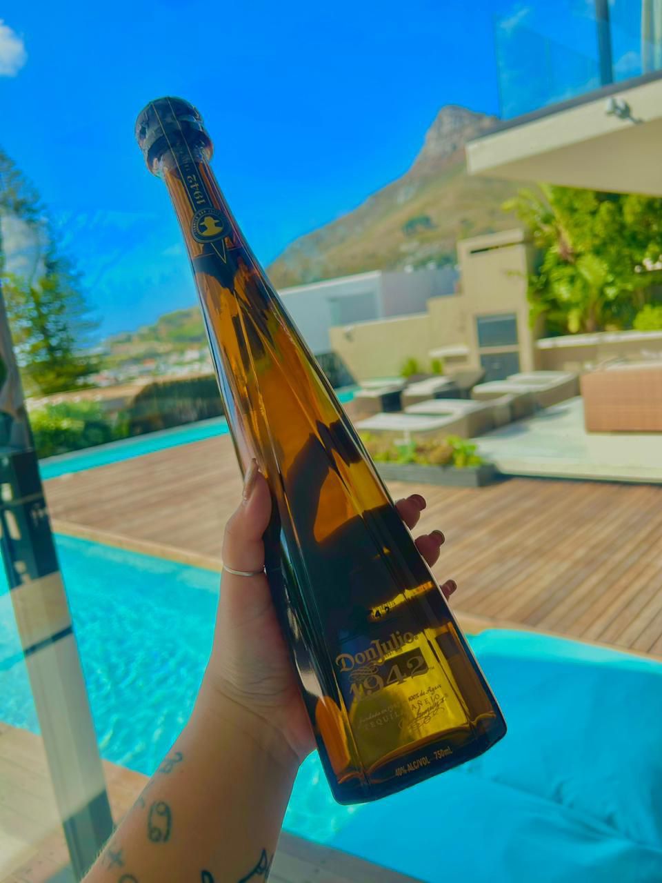 Don Julio poolside