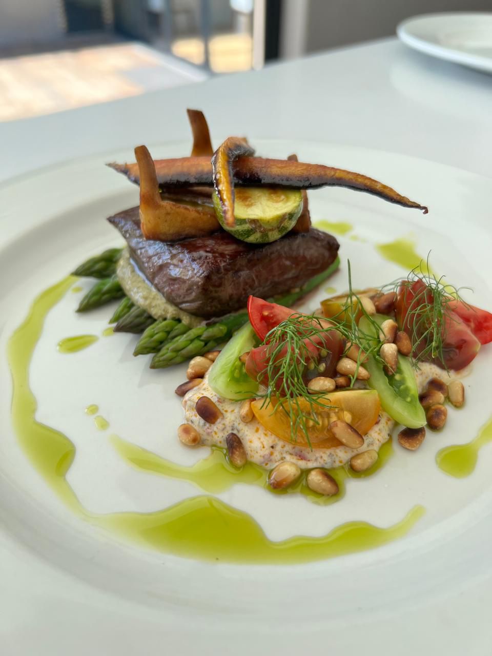 Fine-dining steak